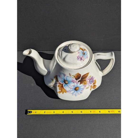 Vintage James Kent Old Foley stamped Melrose 24 Staffordshire Tea Pot - Picture 6 of 6